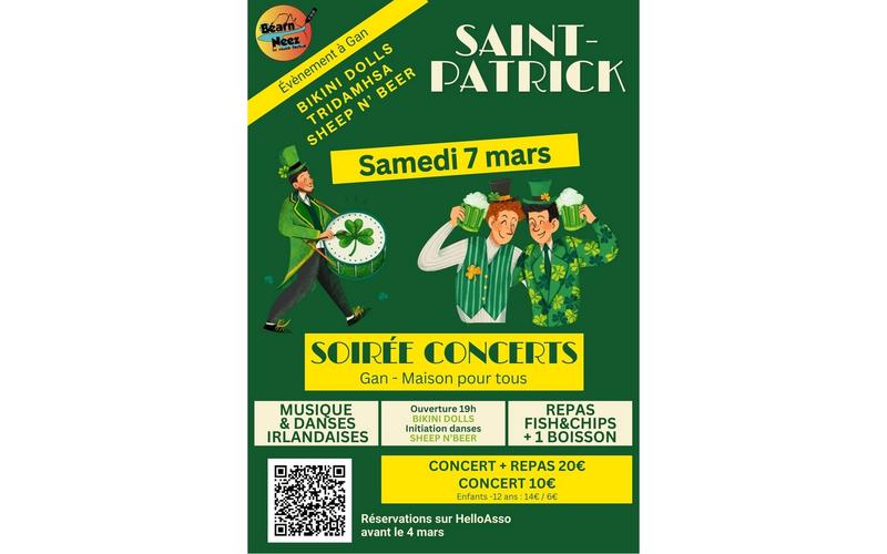 Soirée Saint-Patrick