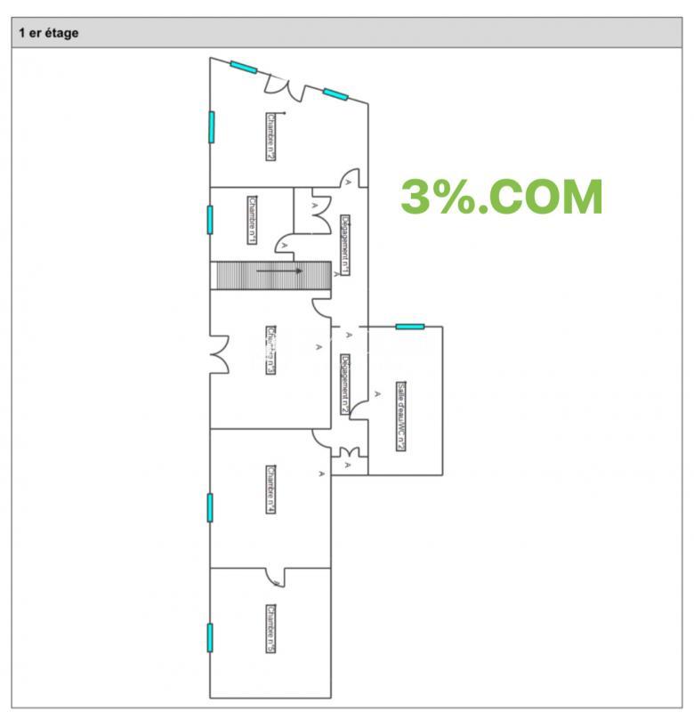 Duplex - 160 m² - 6 pièces