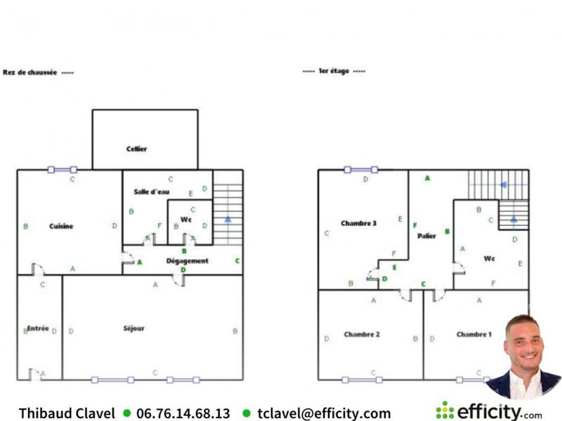 Maison - 94 m² - 4 pièces