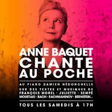 Anne Baquet Chante au Poche - Théâtre Poche Montparnasse, Paris