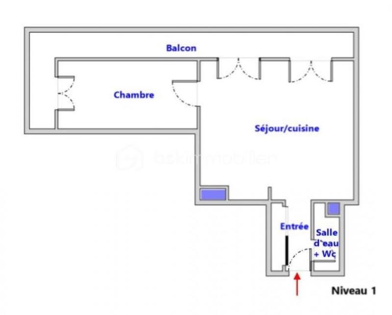 Appartement - 48 m² - 2 pièces