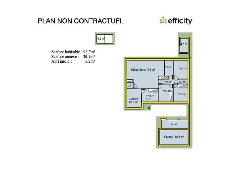 Maison - 97 m² - 4 pièces