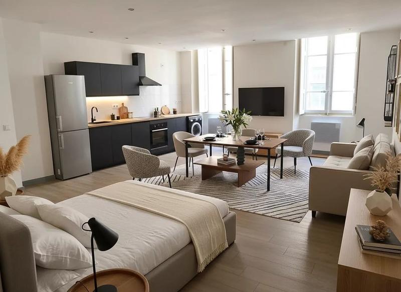 Studio - 34 m² - 1 pièce