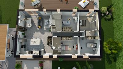 Maison - 104 m² - 5 pièces