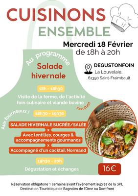 Cuisinons ensemble - Salade hivernale