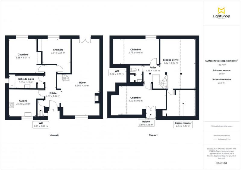 Maison - 115 m² - 5 pièces