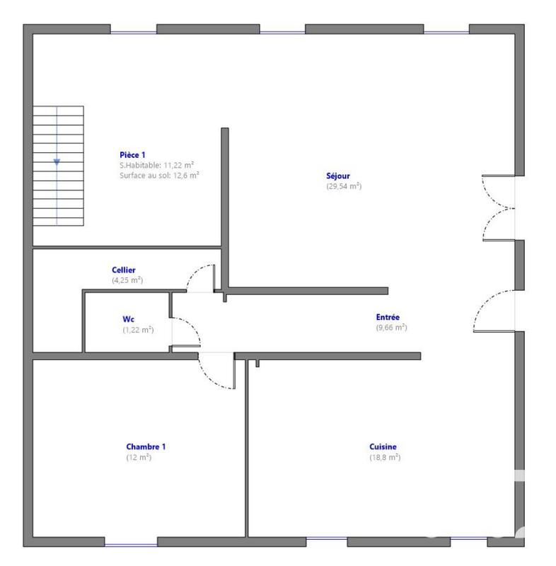 Maison - 155 m² - 5 pièces