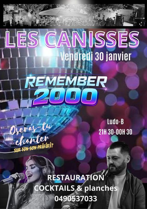 Soirée Musicale - Remember 2000 au Bistrot des Canisses