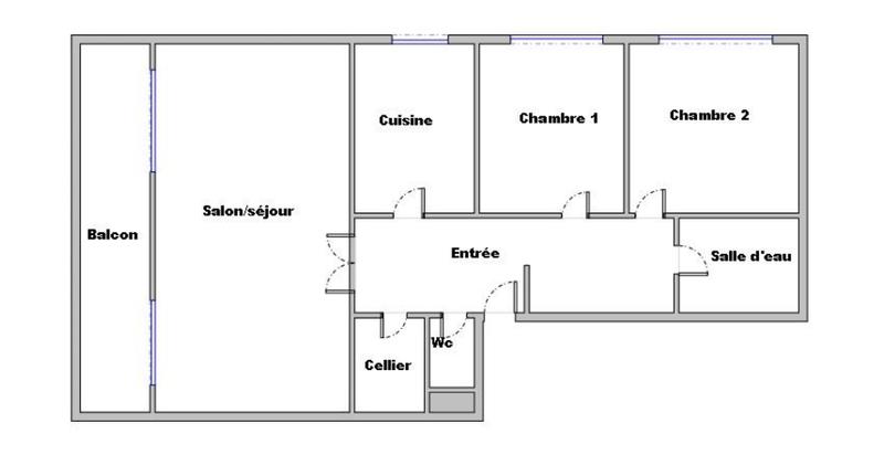 Appartement - 92 m² - 4 pièces