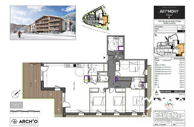 Appartement - 133 m² - 5 pièces