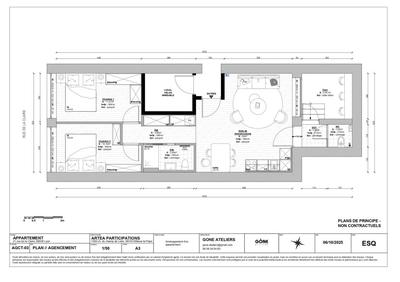 Appartement - 58 m² - 3 pièces