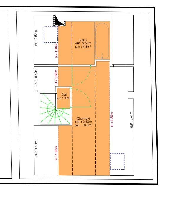 Maison - 89 m² - 5 pièces