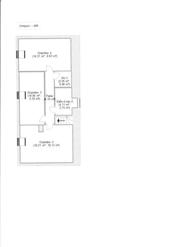 Pavillon - 92 m² - 7 pièces
