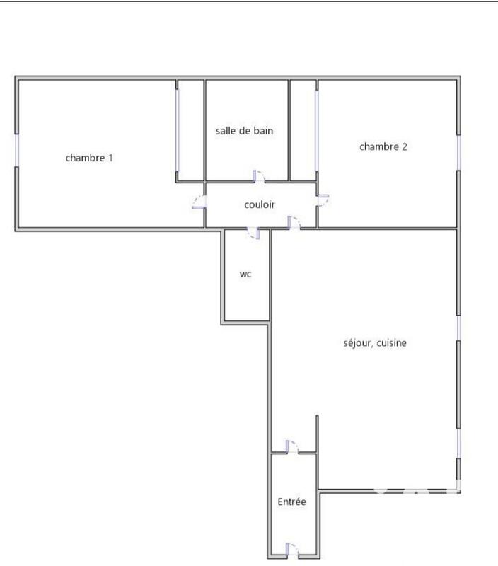 Appartement - 54 m² - 3 pièces