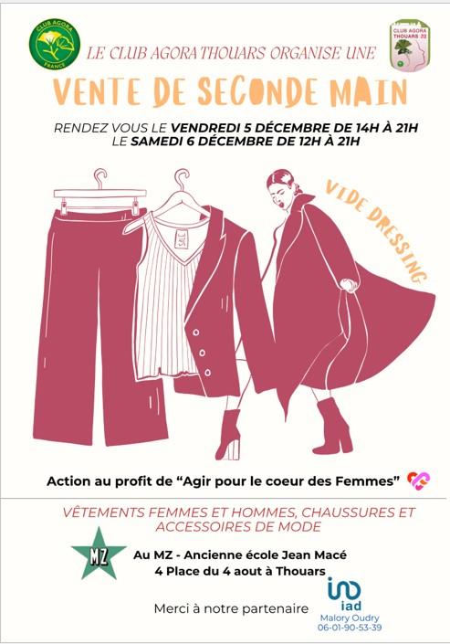 Vente de seconde main