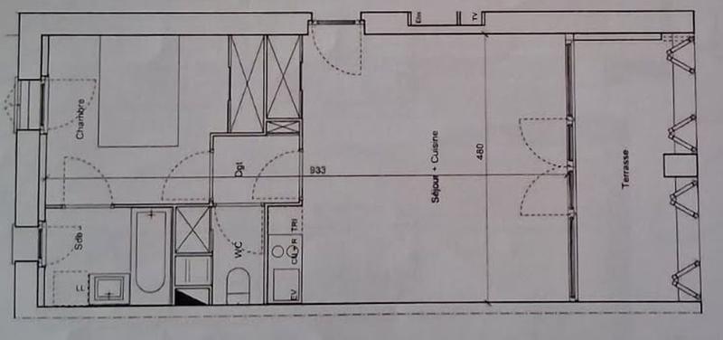 Appartement - 44 m² - 2 pièces