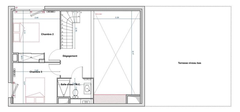 Appartement - 93 m² - 4 pièces