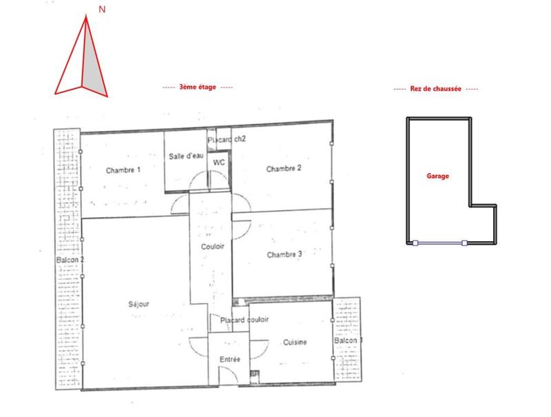 Appartement - 87 m² - 4 pièces