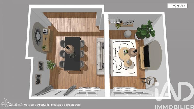 Appartement - 62 m² - 3 pièces