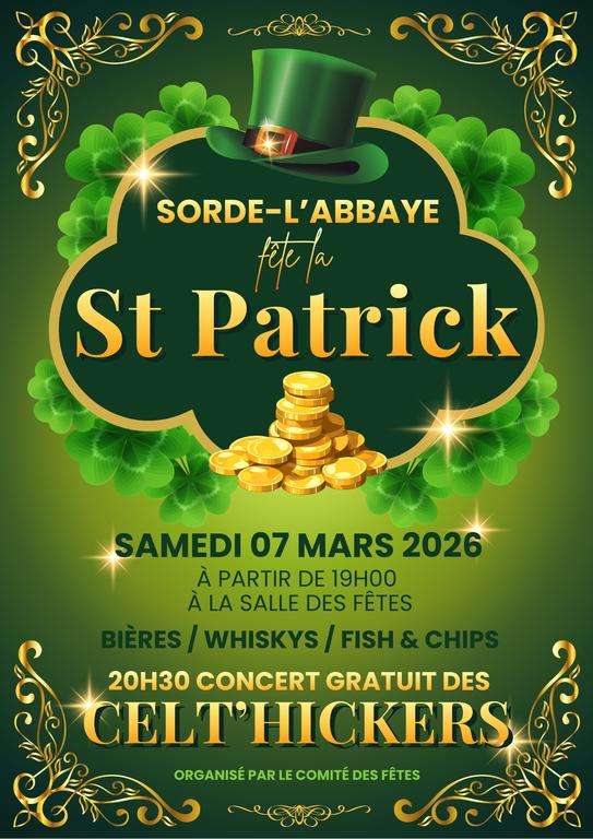 Sorde l'Abbaye fête la Saint Patrick