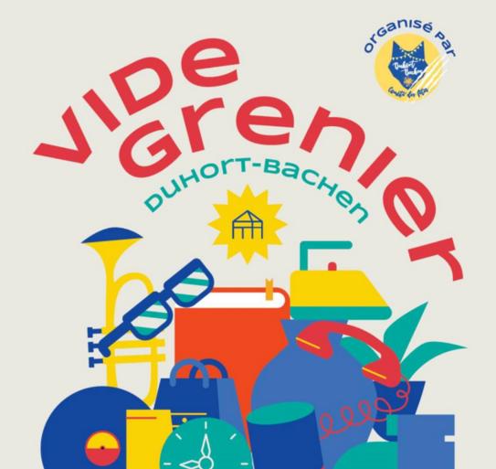Vide-grenier à Duhort-Bachen