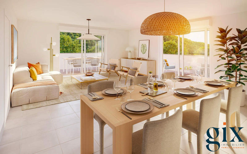 Appartement - 65 m² - 3 pièces