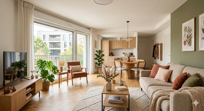 Appartement - 45 m² - 2 pièces