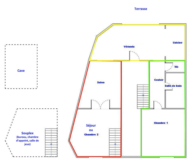 Appartement - 79 m² - 3 pièces