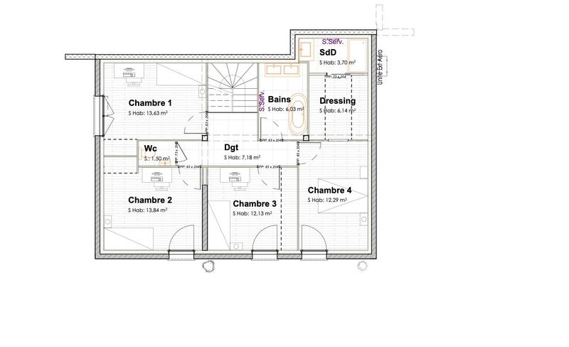Maison - 144 m² - 5 pièces