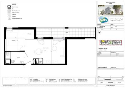 Appartement - 46 m² - 2 pièces