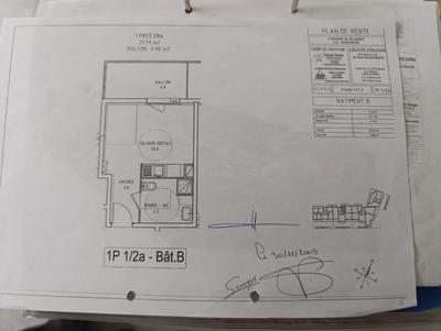 Studio - 20 m² - 1 pièce