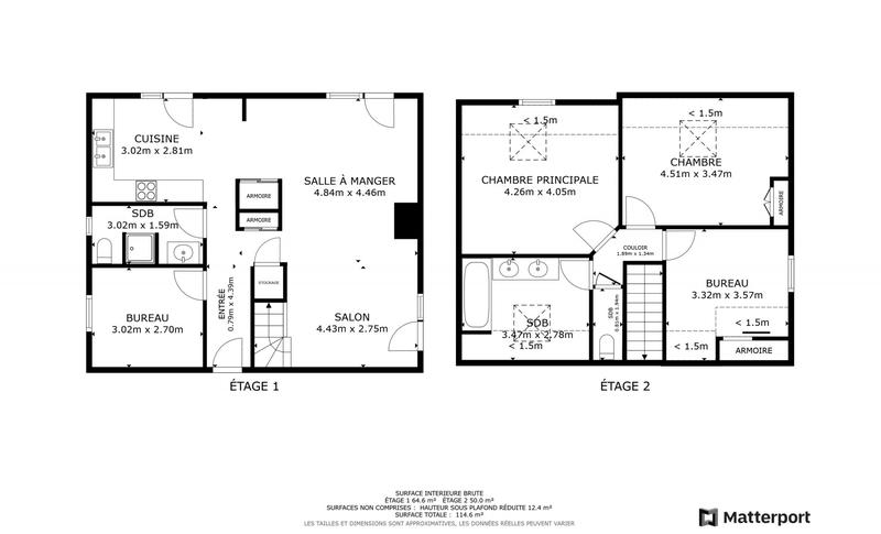 Maison - 102 m² - 5 pièces
