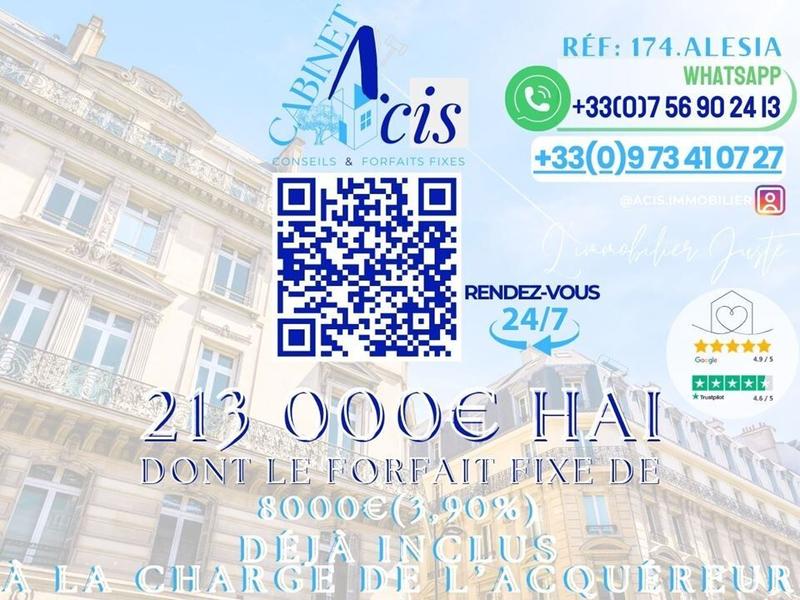 Appartement - 19 m² - 1 pièce