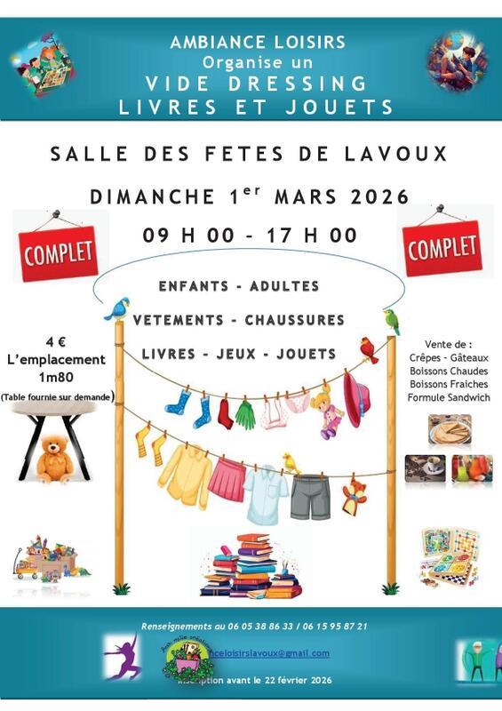 Vide dressing - livres et jouets