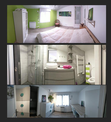 Chambre - 22 m² - 1 pièce