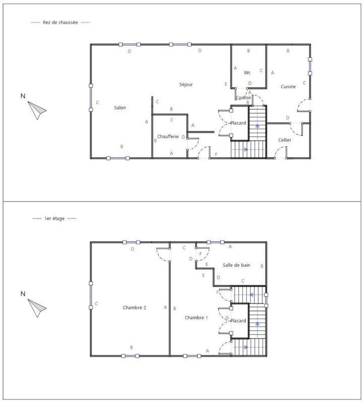 Maison - 98 m² - 5 pièces