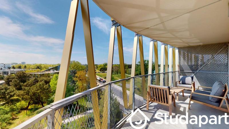 Chambre - 12 m² - 1 pièce