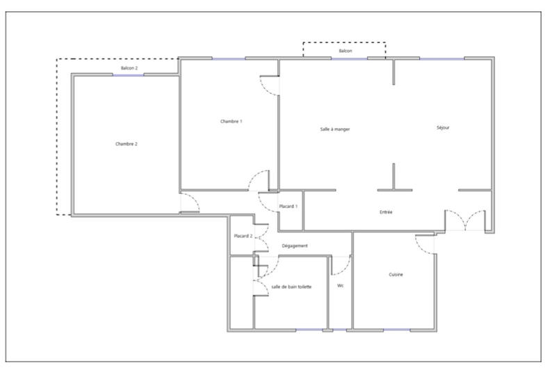 Appartement ancien - 108 m² - 5 pièces