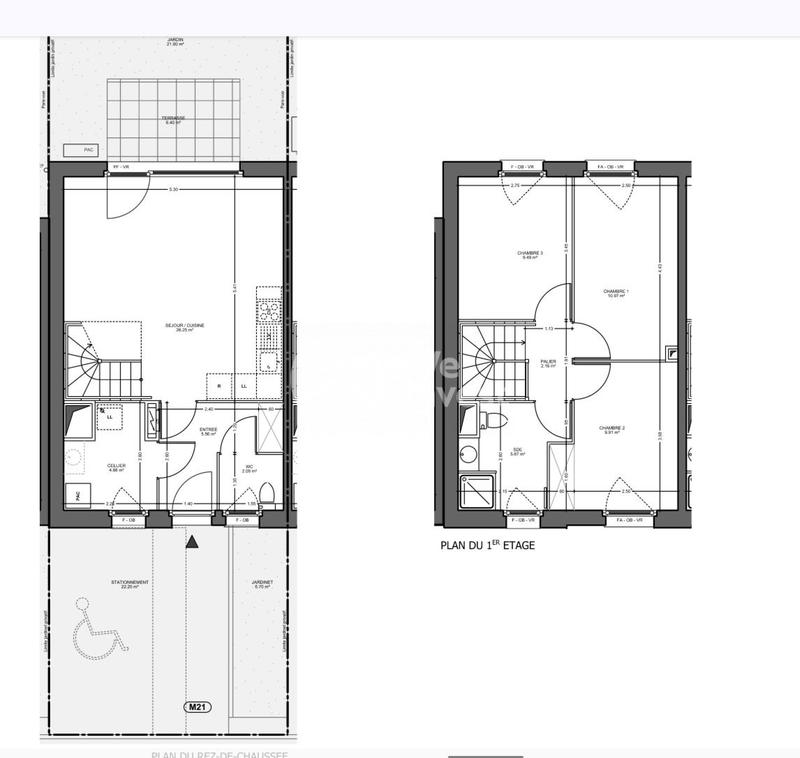 Maison - 77 m² - 4 pièces