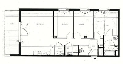 Appartement - 80 m² - 4 pièces