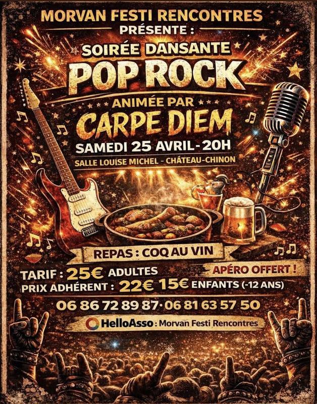 Soirée dansante Pop Rock
