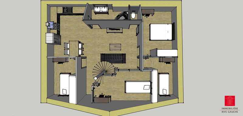 Appartement - 69 m² - 5 pièces