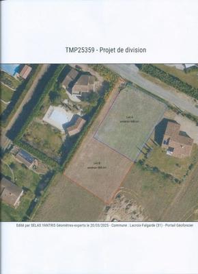 Terrain - 900 m²