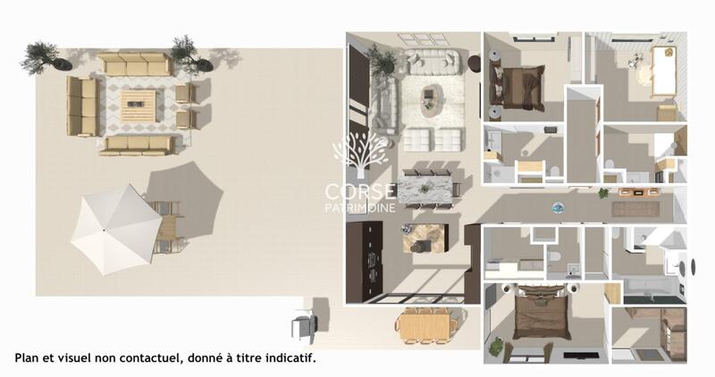 Penthouse - 138 m² - 4 pièces