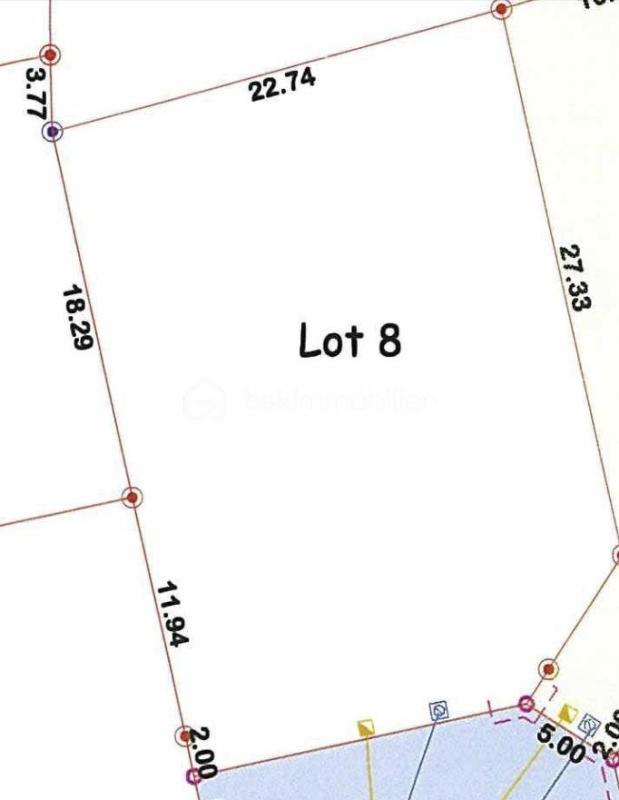 Terrain constructible - 727 m²