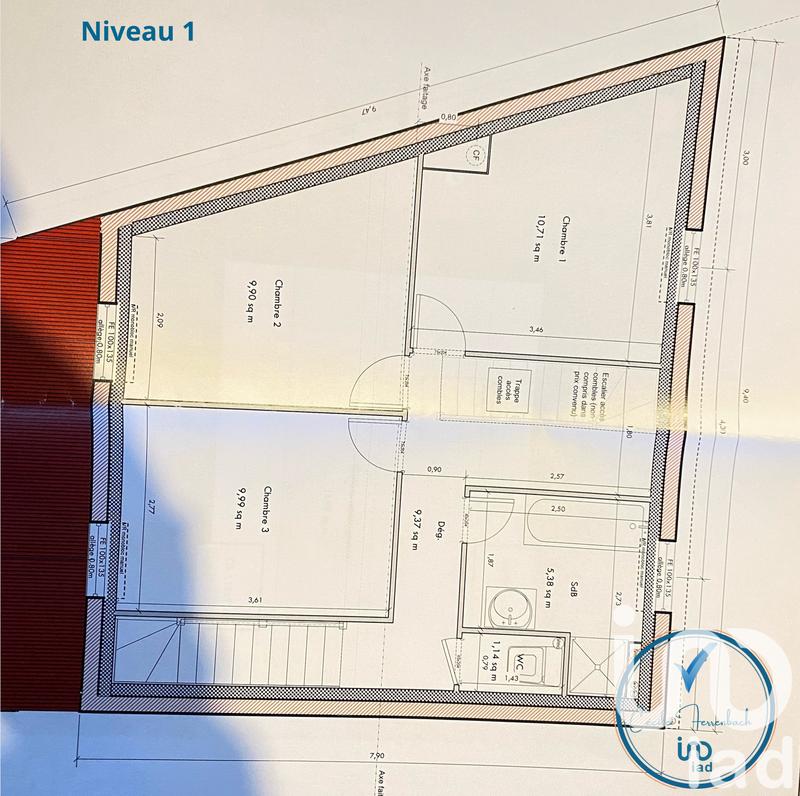 Maison - 112 m² - 5 pièces