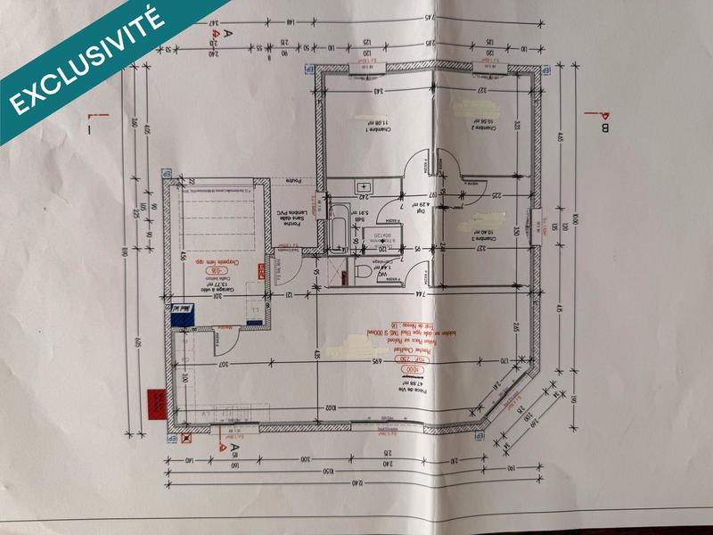 Maison - 95 m² - 5 pièces