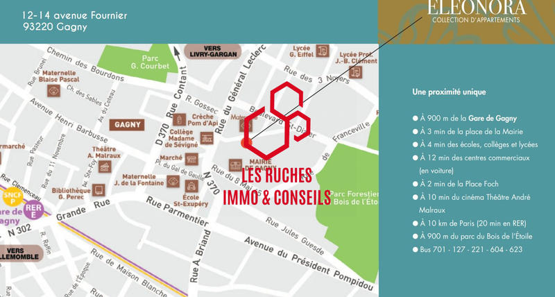 Appartement - 62 m² - 3 pièces