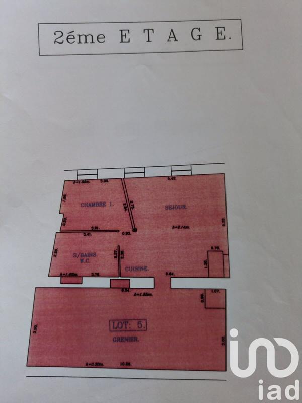 Appartement - 32 m² - 2 pièces