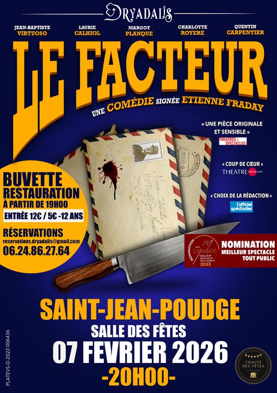 Le Facteur - Pièce de théâtre - Compagnie Dryadalis